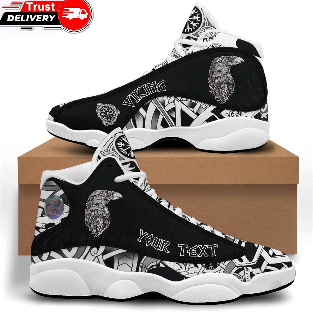Jd 13 Sneaker, Custom Crow Black Sneakers