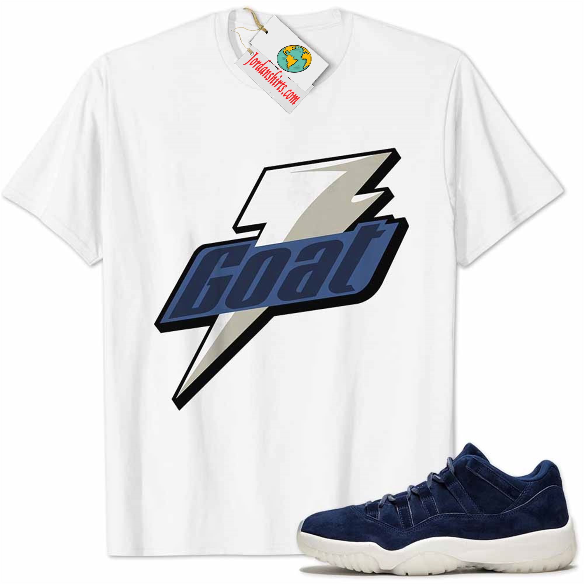 Jordan 11 Shirt, Derek Jeter 11s Shirt Goat Greatest Of All Time White Size Up To 5xl