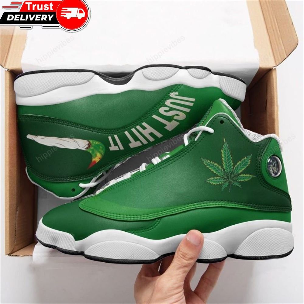 Jordan 13 Shoes, Green Leaf Just Hit It Jd13 Sneakers