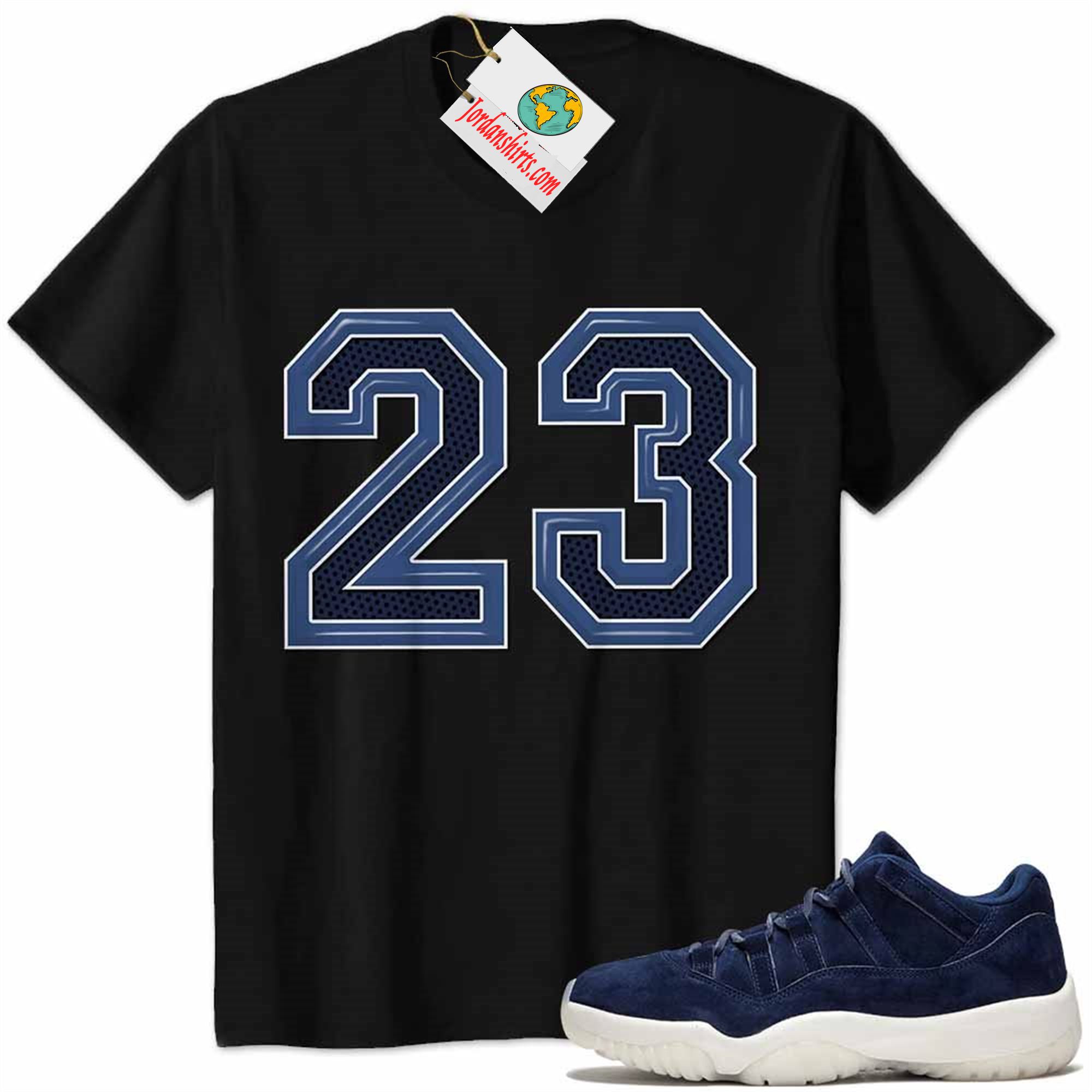 Jordan 11 Shirt, Jordan 11 Derek Jeter Shirt Michael Jordan Number 23 Black Size Up To 5xl