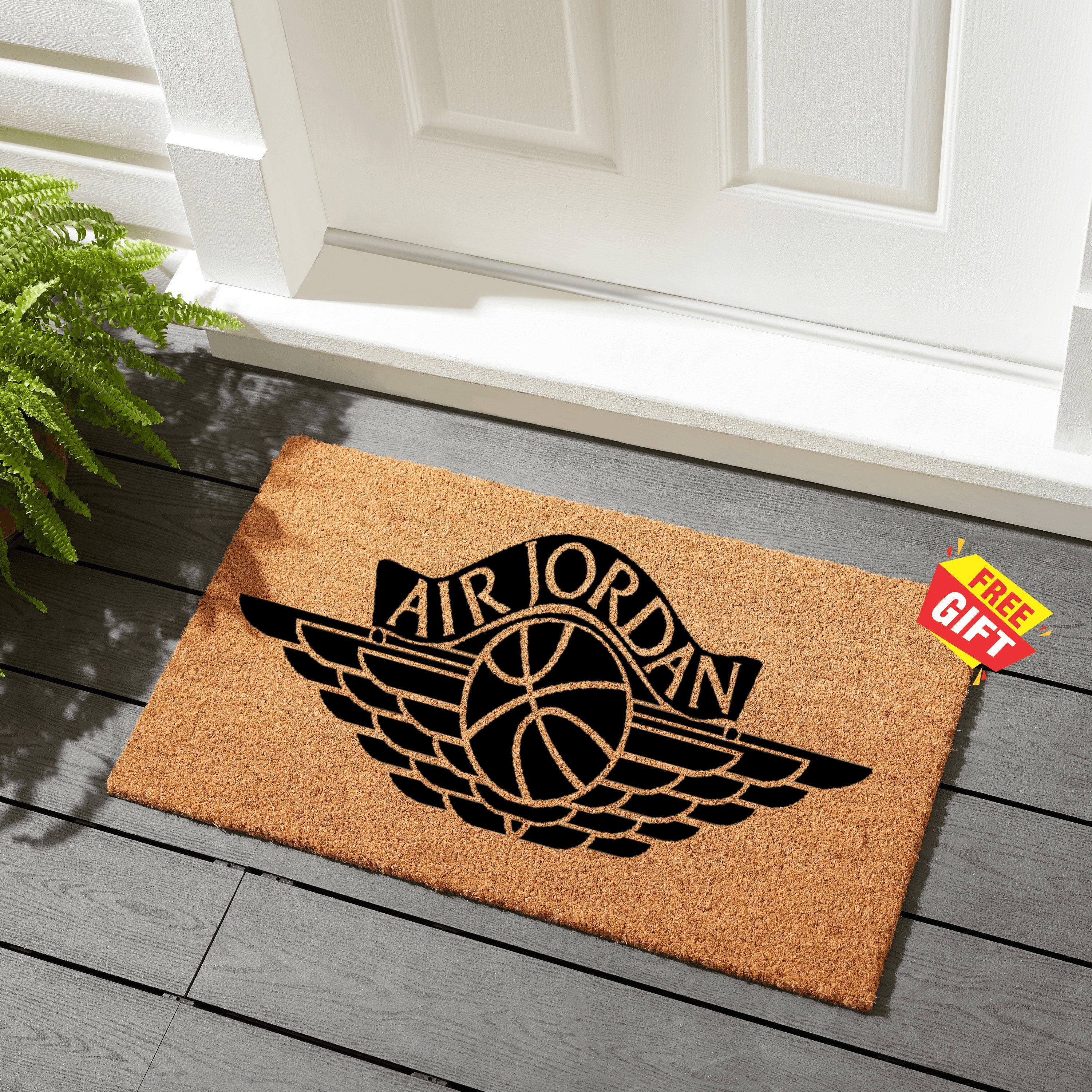 Square Rug 2022| Michael Jordan Doormat Air Jordan Doormat Air Jordan Fans Doormat Sneakers Rugs Fitness Decor Coir Doormat Gift For Boy - Jordan Area Rug