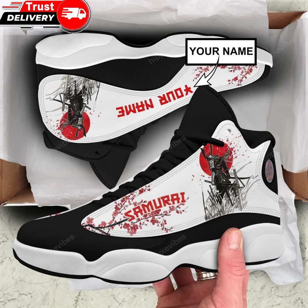 Jd 13 Sneaker, Personalized Samurai Warrior Jd13 Sneakers