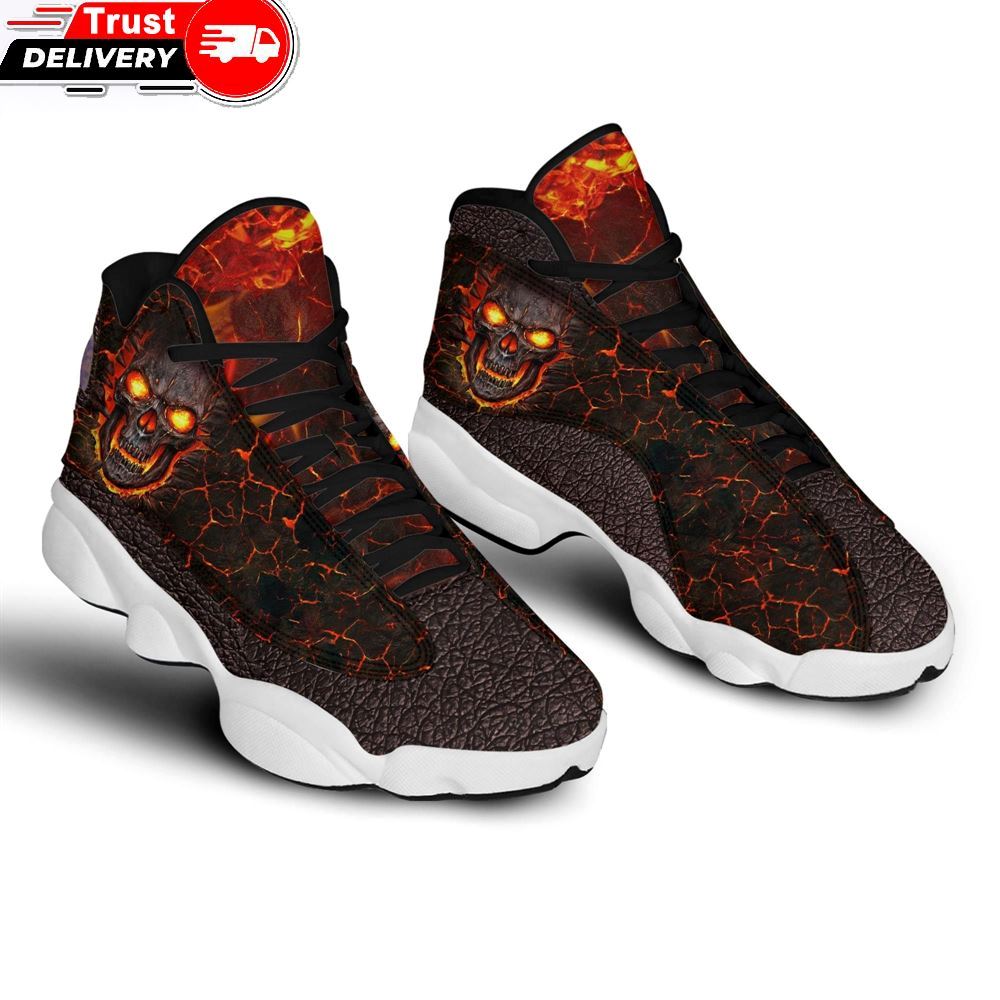 Jordan 13 Shoes, Skull Fighter 13 Sneakers Xiii Shoes