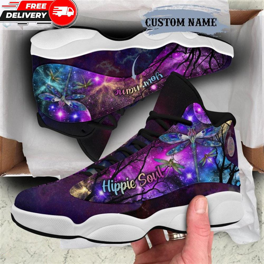 Jd 13 Shoes, Custom Hippie Soul Sneaker J13 Gift For Hippie Fan
