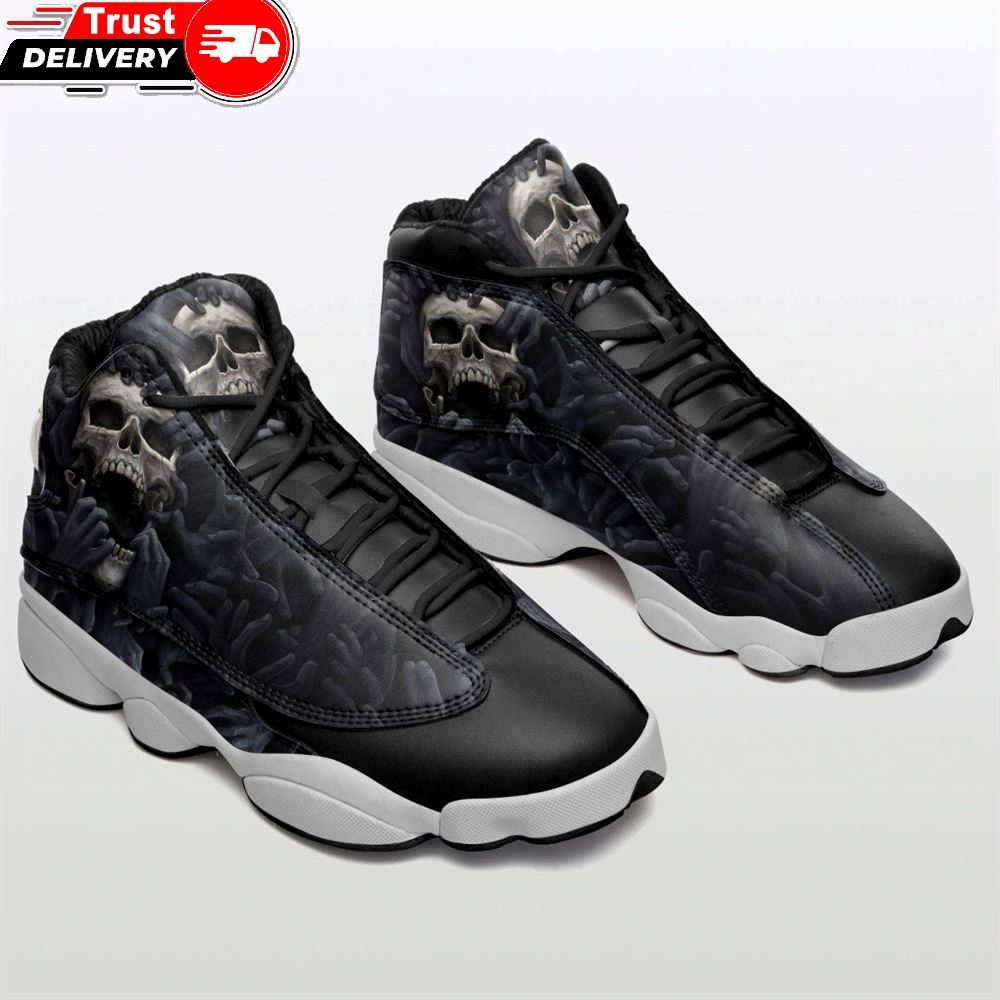 Jordan 13 Sneaker, Skull Hopeless Air Jd13 Sneaker Sport Shoes-men And Women Shoes Jd13 Size 3 To