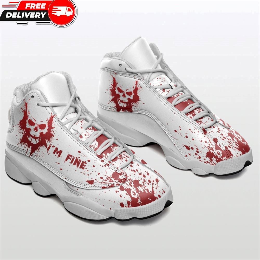 Jordan 13 Sneaker, Skull Im Fire Air Jd13 Sneaker Sport Shoes-men And Women Shoes Jd13 Size 3 To