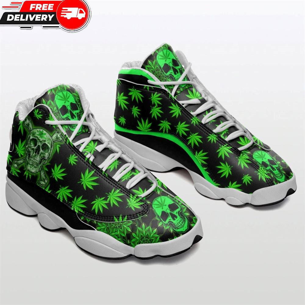 Jd 13 Shoes, Skull Leaves Pattern Air Jd13 Sneaker Sport Shoes-men And Women Shoes Jd13 Size