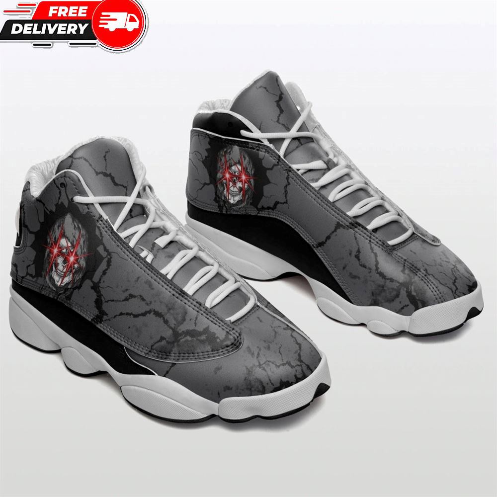 Jordan 13 Sneaker, Skull Red Eyes Air Jd13 Sneaker Sport Shoes-men And Women Shoes Jd13 Size 3 To