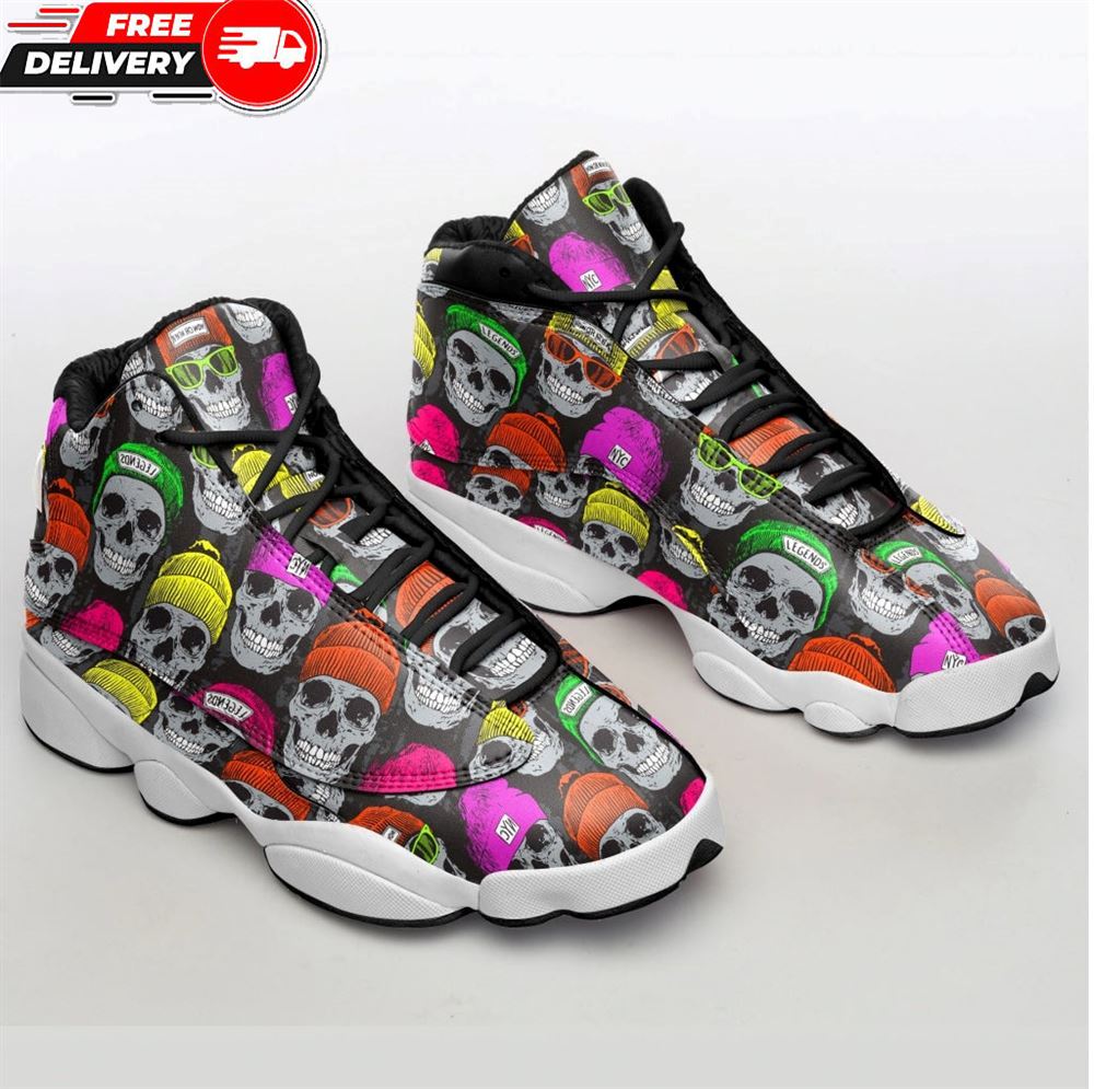 Jd 13 Sneaker, Winter Skull Air Jd13 Sneaker Sport Shoes Men And Women Shoes Jd13 Size 3 To