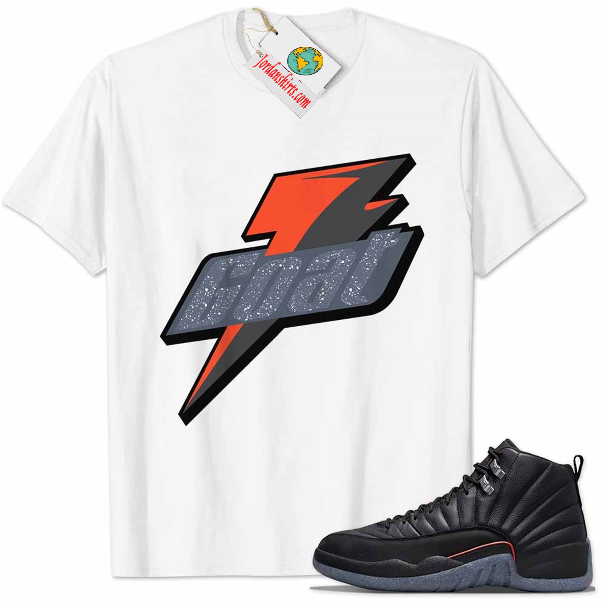 Jordan 12 Shirt, Utility Grind 12s Shirt Goat Greatest Of All Time White Full Size Up To 5xl