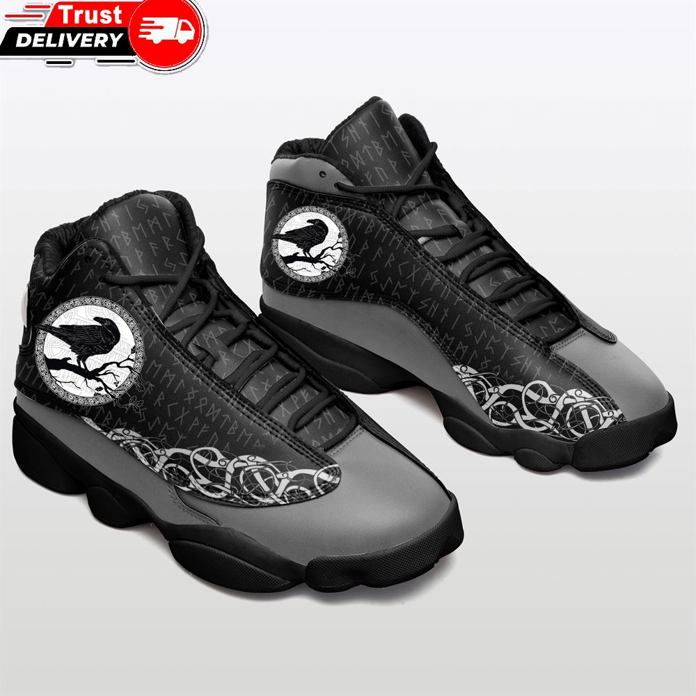 Jd 13 Shoes, Viking Raven Sneakers