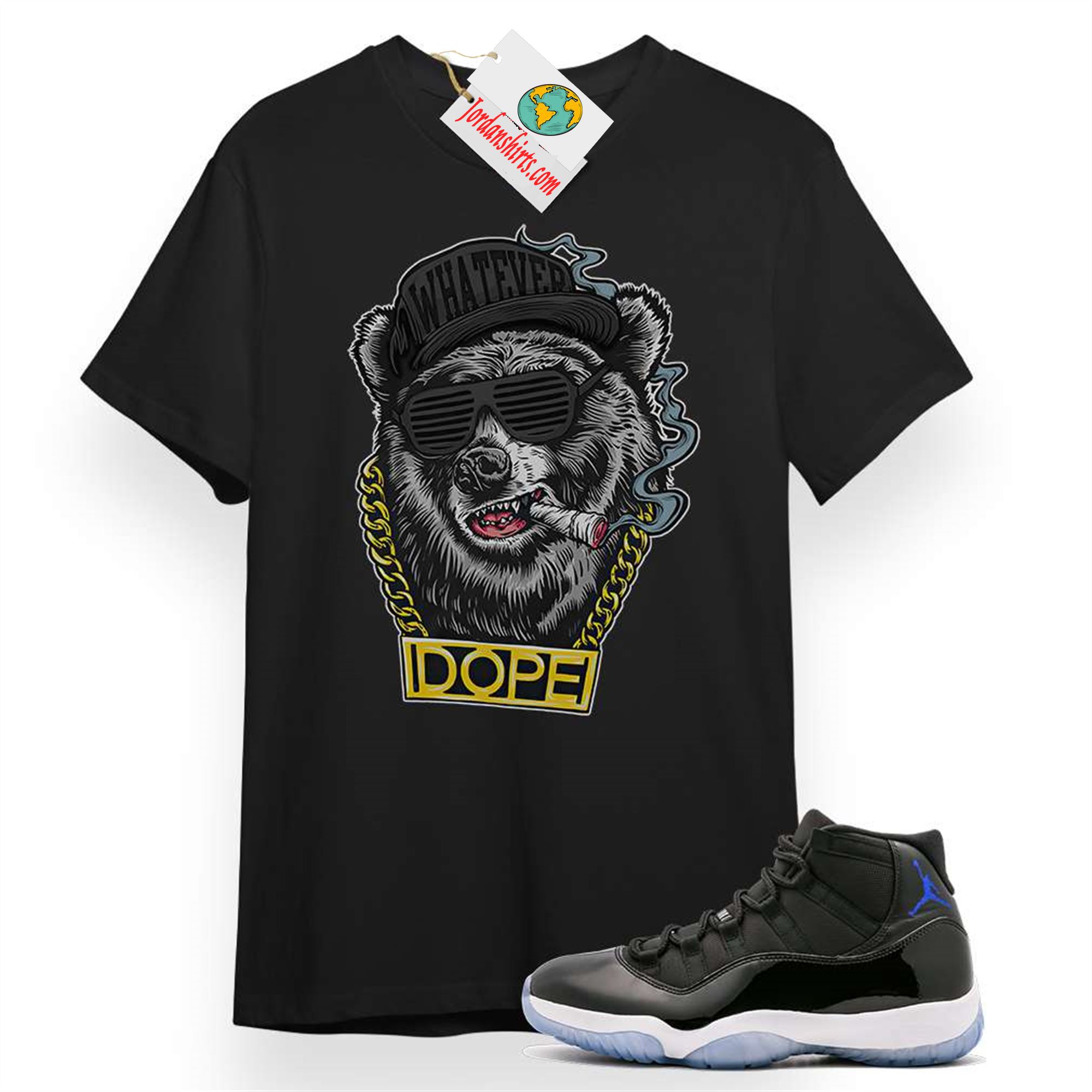 Jordan 11 Shirt, Whatever Dope Black T-shirt Air Jordan 11 Space Jam 11s Size Up To 5xl