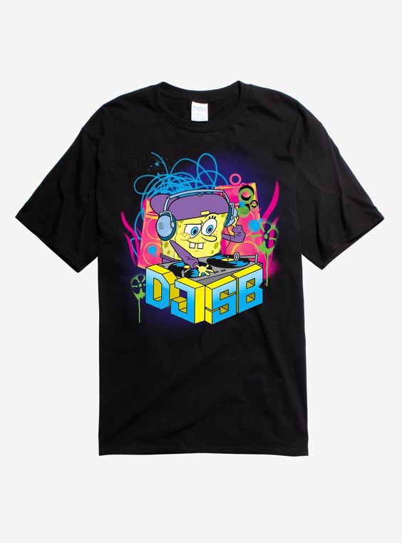 Gangster Singer Spongebob Djsb Shirt Plus Size Up To 5xl | Gangster Spongebob 2d Shirt