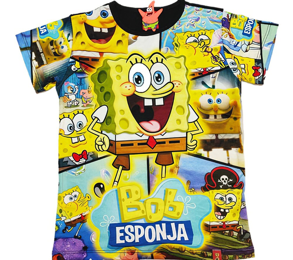 Gangster Spongebob Esponja 3d Shirt Full Size Up To 5xl