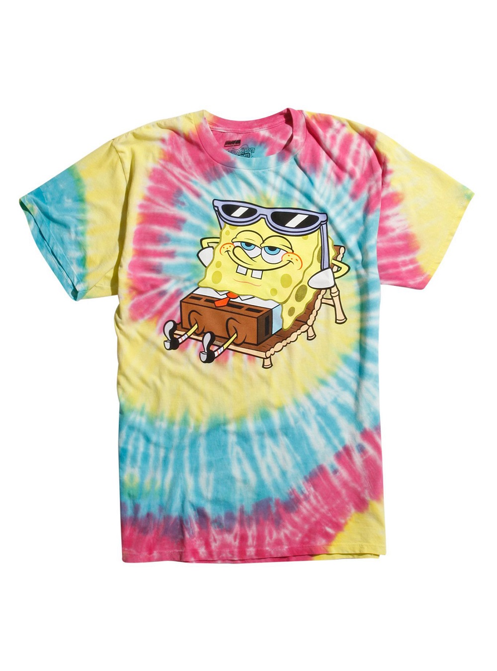 Gangster Spongebob Lie On The Beach 3d Shirt Plus Size Up To 5xl