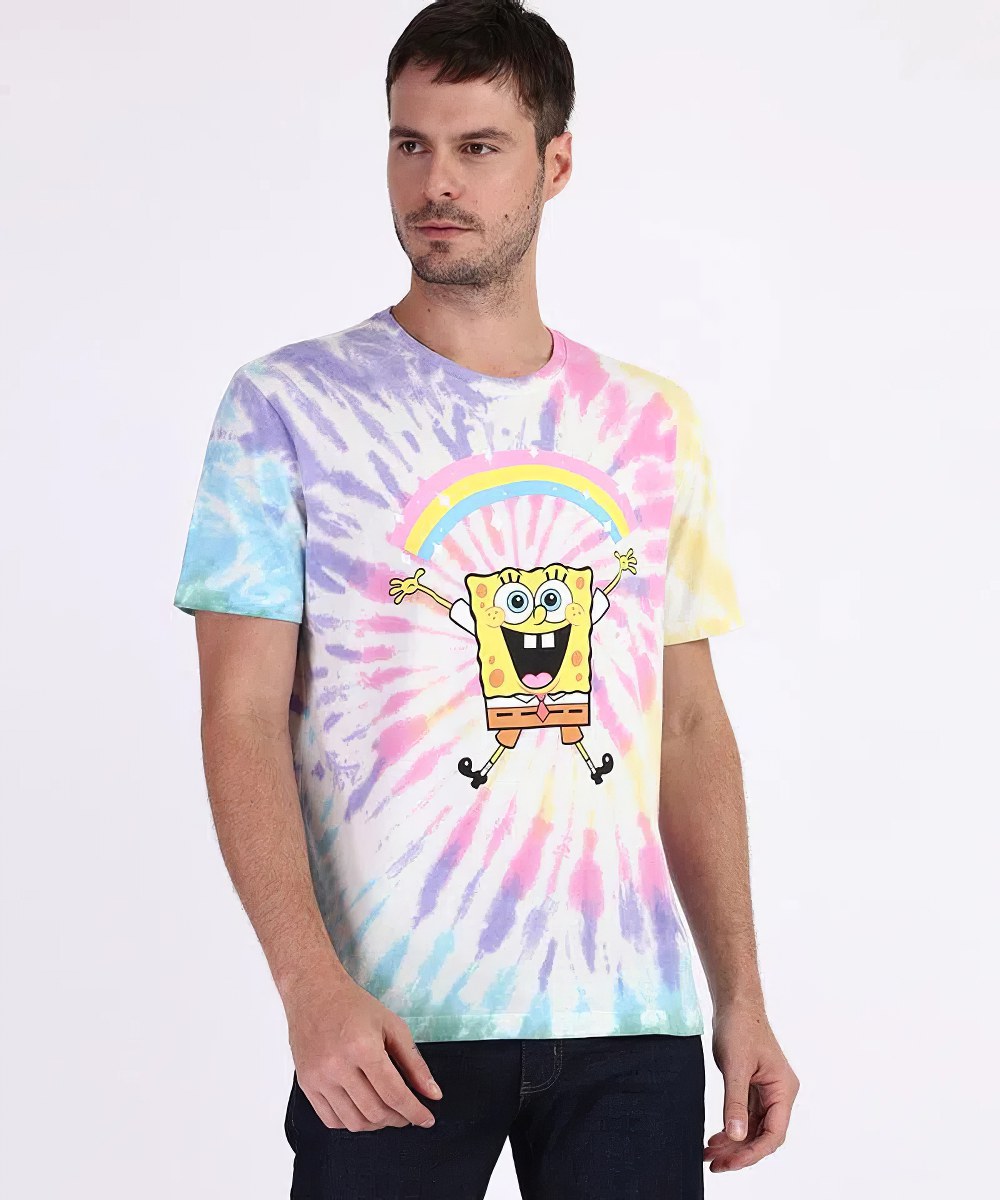 Gangster Spongebob Rainbow 3d Shirt Multi Color Plus Size Up To 5xl
