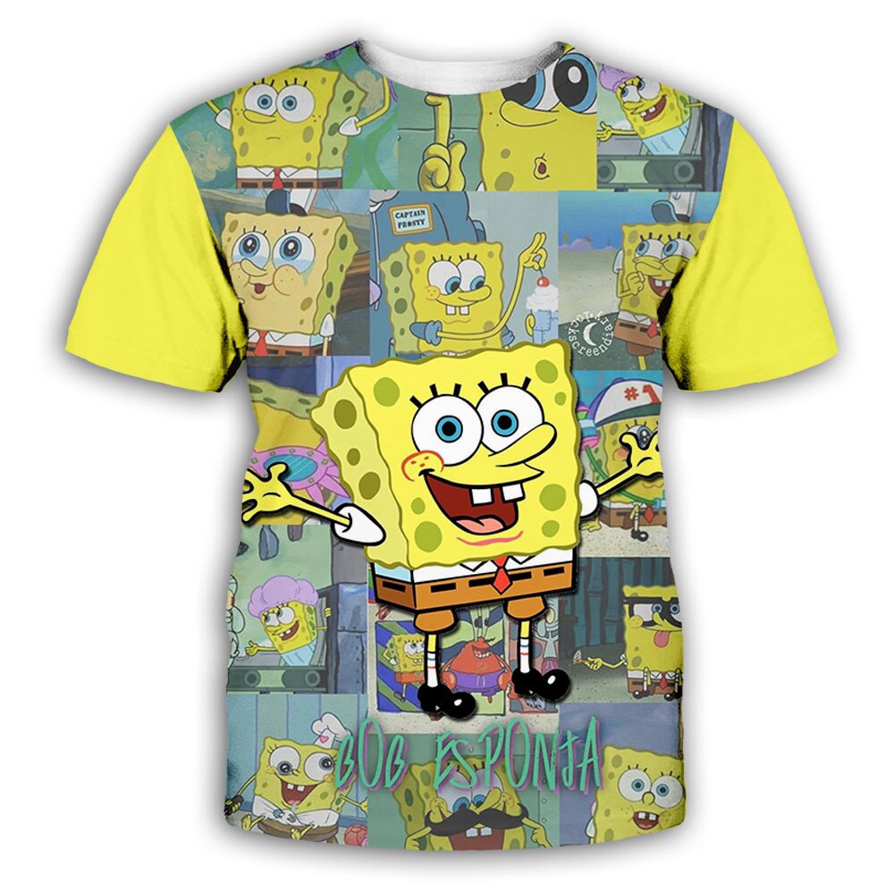 Gangster Spongebob Shirt - Bob Esponja 3d Shirt Size Up To 5xl