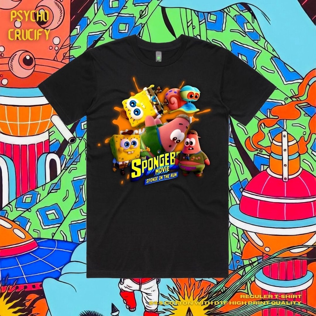 Gangster Spongebob - Sponge On The Run Plus Size Up To 5xl | Gangster Spongebob 2d Shirt