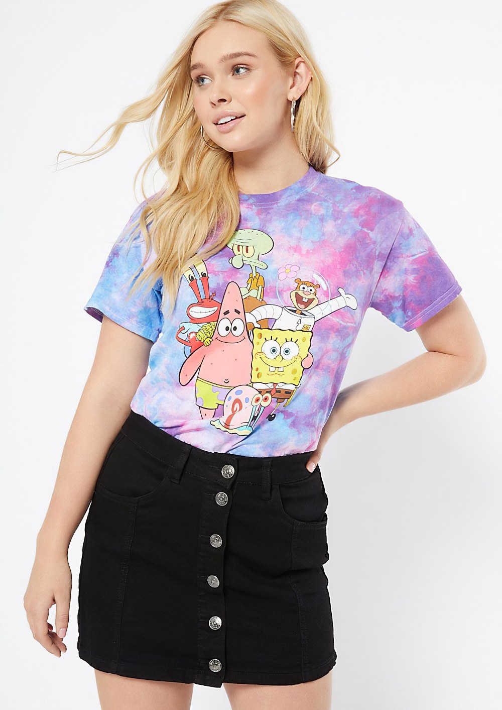 Gangster Spongebob With Friend 3d Shirt Multi Color Plus Size Up To 5xl