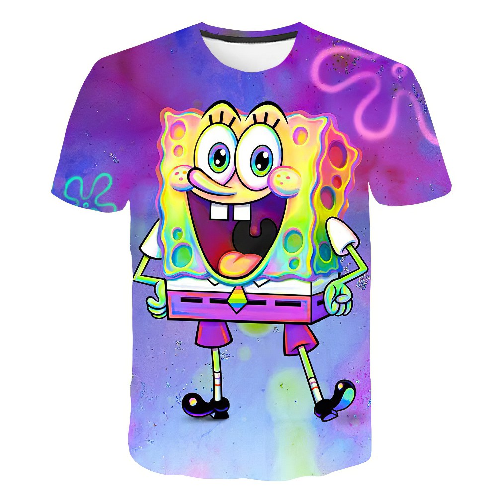 Gangster Spongebob With Multi Color Plus Size Up To 5xl