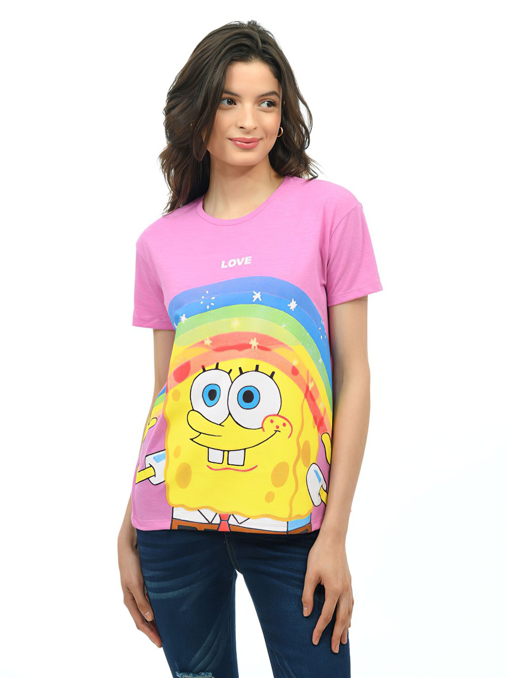 Gangster Spongebob With Rainbow Full Size Up To 5xl