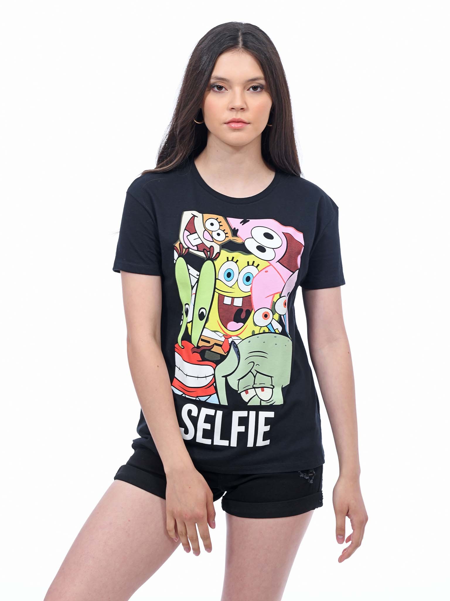 Gangster Spongebob With Some Friend Selfie Shirt Size Up To 5xl | Gangster Spongebob 2d Shirt