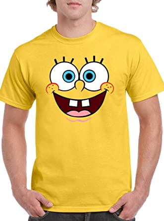 Icon Smile Gangster Spongebob Yellow Shirt Full Size Up To 5xl | Gangster Spongebob 2d Shirt