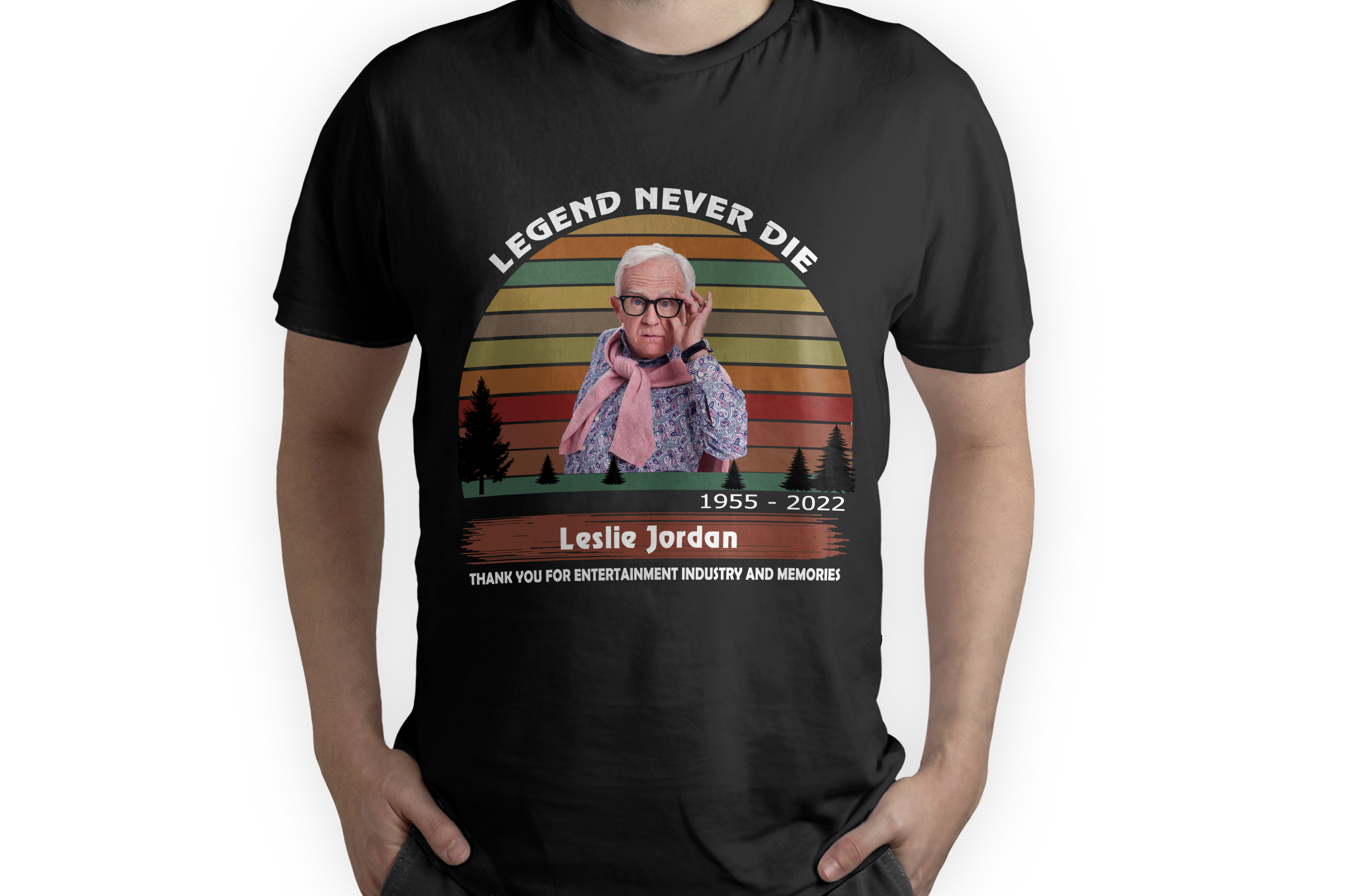 In Memory Of Leslie Jordan Shirts - Legen Of Entertainment Industry Plus Size Up To 5xl | Trending Shirts