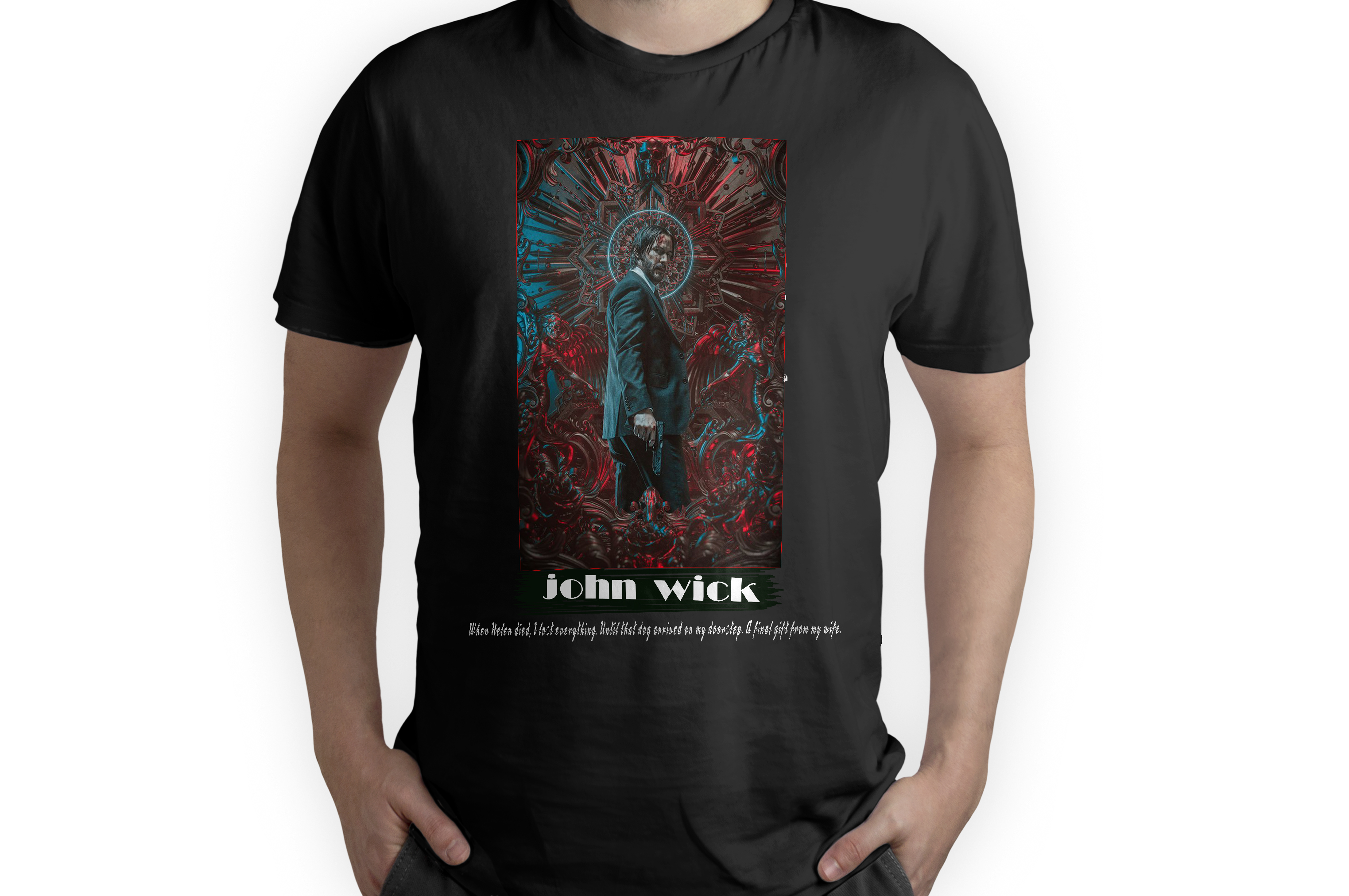 John Wick Shirt When Helen Died I Lost Everything Until That Dog Arrived On My Doorstep Size Up To 5xl | Trending Shirts