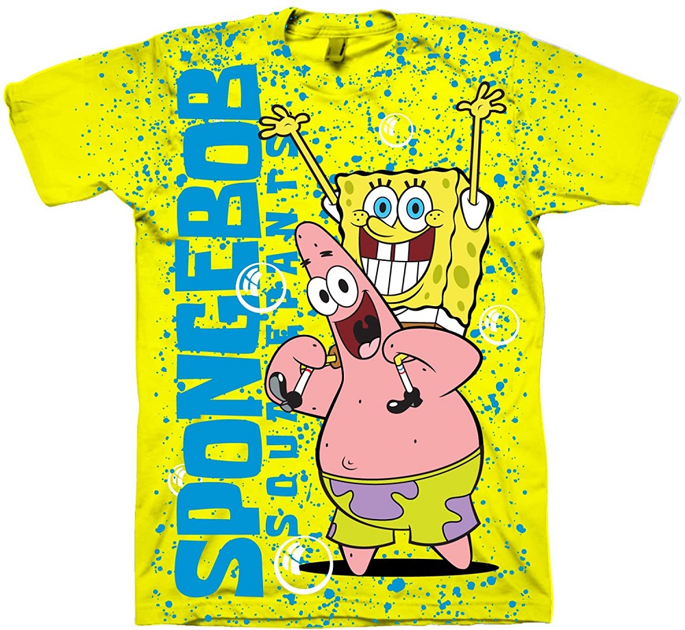 Spongebob Squarepants Yellow 3d Shirts Plus Size Up To 5xl