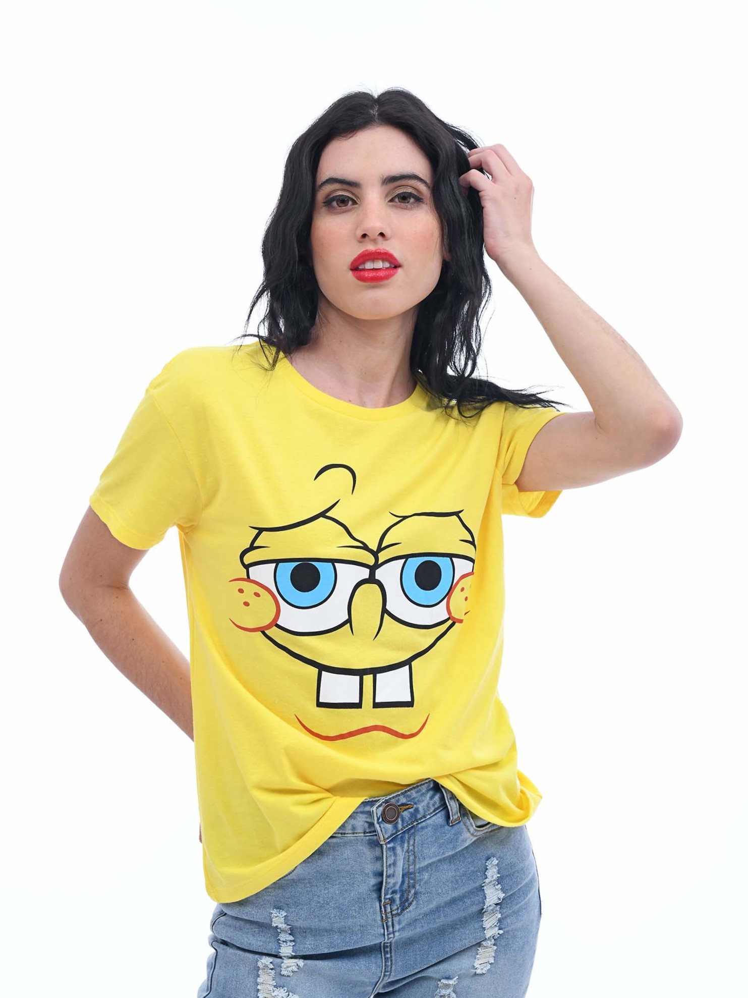 Yellow Gangster Spongebob Shirt Plus Size Up To 5xl | Gangster Spongebob 2d Shirt