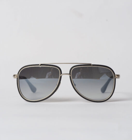 Chrome Hearts Glasses Sunglasses PREYANK – MATTE BLACKMATTE SILVER 1