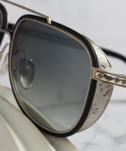 Chrome Hearts Glasses Sunglasses PREYANK – MATTE BLACKMATTE SILVER 1 1