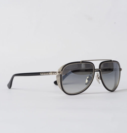 Chrome Hearts Glasses Sunglasses PREYANK – MATTE BLACKMATTE SILVER 2