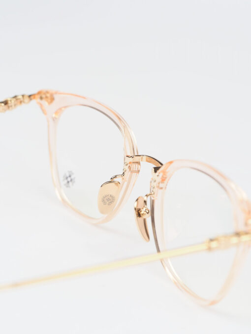 Chrome Hearts Glasses Sunglasses SHAGASS 51 – PINK CRYSTALGOLD PLATED 5