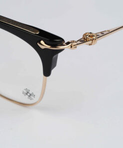 Chrome Hearts Glasses Sunglasses SLUNTRADICTION 52 – BLACKGOLD PLATED 2