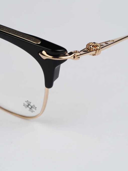 Chrome Hearts Glasses Sunglasses SLUNTRADICTION 52 – BLACKGOLD PLATED 2