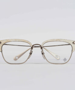 Chrome Hearts Glasses Sunglasses SLUNTRADICTION 52 – WHITE EBONY WOODANTIQUE SILVER 4