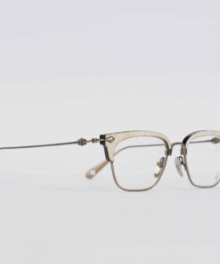 Chrome Hearts Glasses Sunglasses SLUNTRADICTION 52 – WHITE EBONY WOODANTIQUE SILVER 5