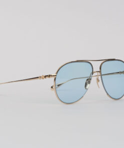Chrome Hearts Glasses Sunglasses STEPPIN BLU – BLUEGOLD PLATED 1