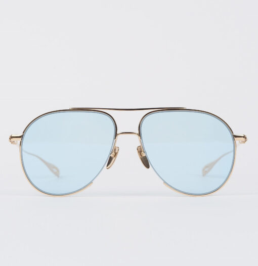 Chrome Hearts Glasses Sunglasses STEPPIN BLU – BLUEGOLD PLATED 2