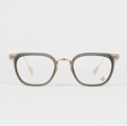 Chrome Hearts Glasses Sunglasses TELEVAGILIST – MATTE GRAPHITEGOLD PLATED 3