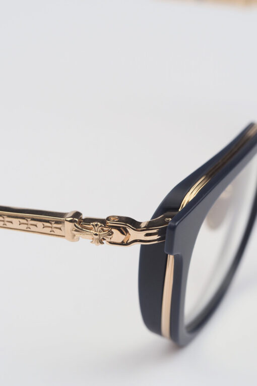 Chrome Hearts Glasses Sunglasses TELEVAGILIST – MATTE P.COCKGOLD PLATED 3