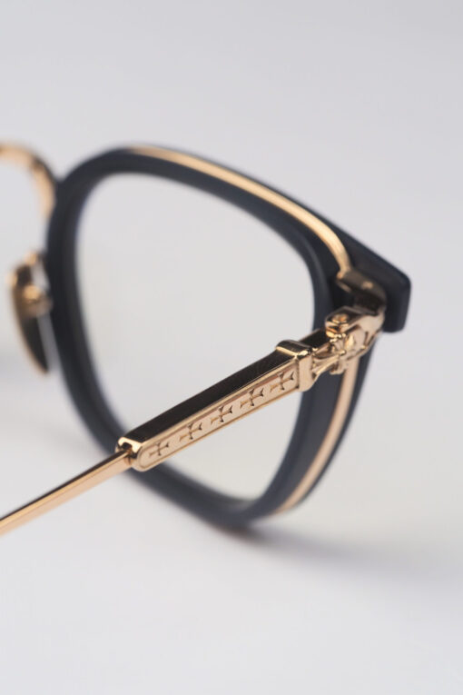 Chrome Hearts Glasses Sunglasses TELEVAGILIST – MATTE P.COCKGOLD PLATED 4