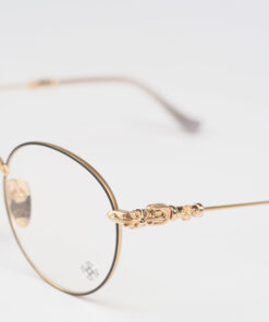 Chrome Hearts glasses BUBBA A – ORBMATTE GOLD PLATED 1