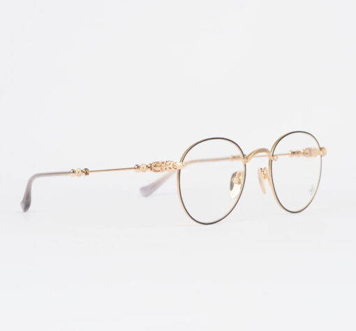 Chrome Hearts glasses BUBBA A – ORBMATTE GOLD PLATED 5