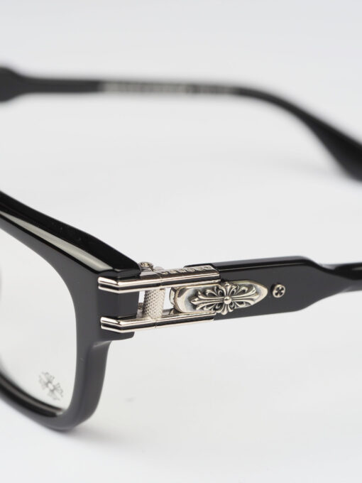 Chrome Hearts glasses BULGE – BLACKSHINY SILVER 1