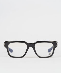 Chrome Hearts glasses BULGE – BLACKSHINY SILVER 2