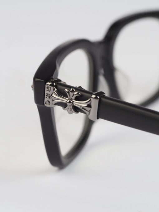 Chrome Hearts glasses COX UCKER – MATTE BLACKSILVER 3