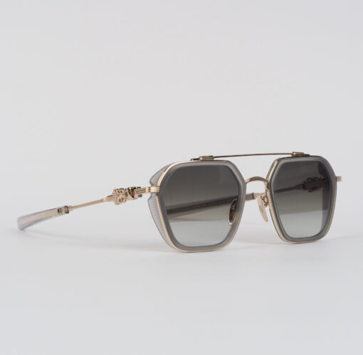 Chrome Hearts glasses Chrome Hearts Sunglasses HOTATION – MATTE GRAPHITEGOLD PLATED 2